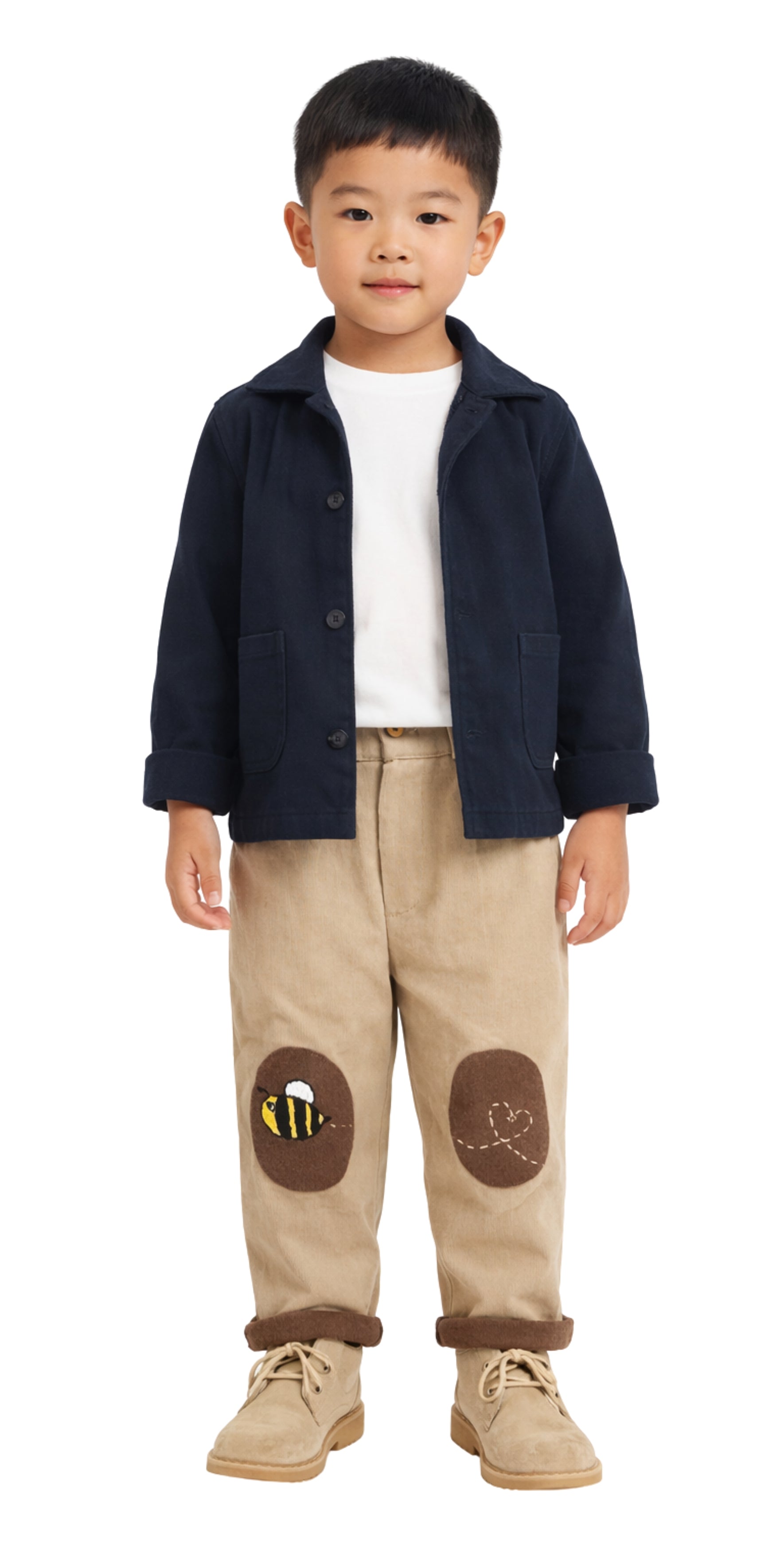 Bumble Patch Corduroy Pants