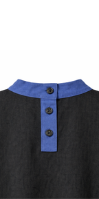 Offset Mock Neck Shirt