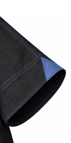 Offset Mock Neck Shirt