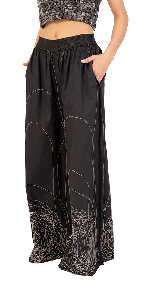 Mood Embroidered Pants