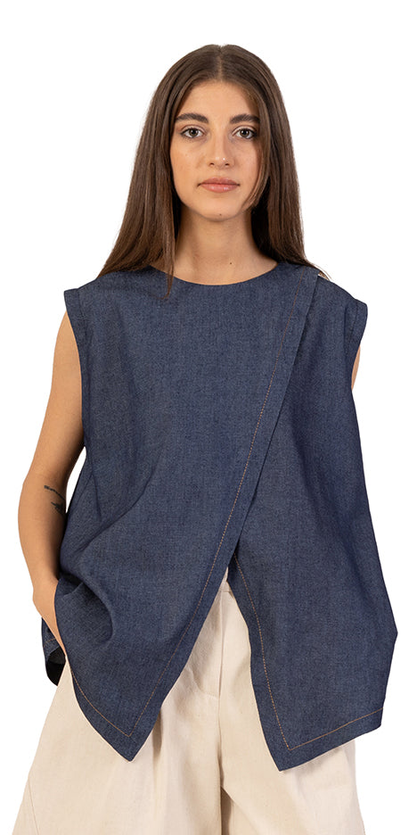 Tulip Denim Top