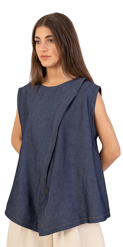 Tulip Denim Top