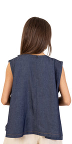 Tulip Denim Top