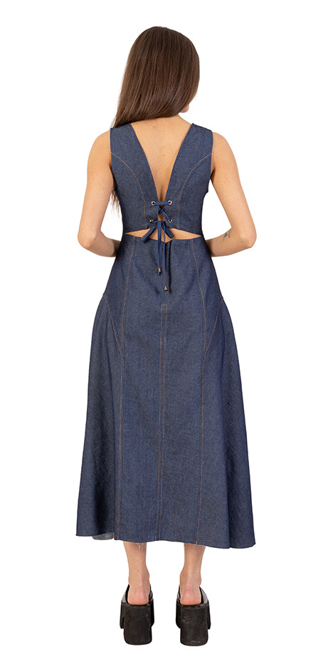 Shell Denim Dress