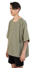 Messy Lines Linen Tee