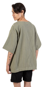 Messy Lines Linen Tee
