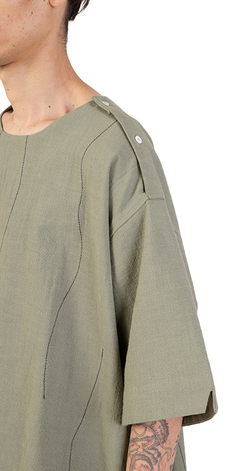 Messy Lines Linen Tee