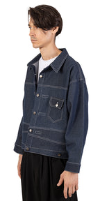 Cactus Arc-Back Denim Jacket