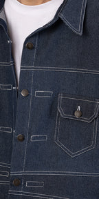 Cactus Arc-Back Denim Jacket