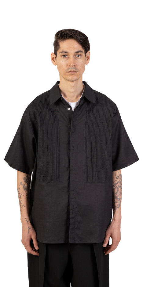 Pleated Linen Shirt