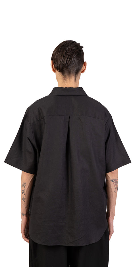 Pleated Linen Shirt