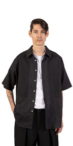 Pleated Linen Shirt
