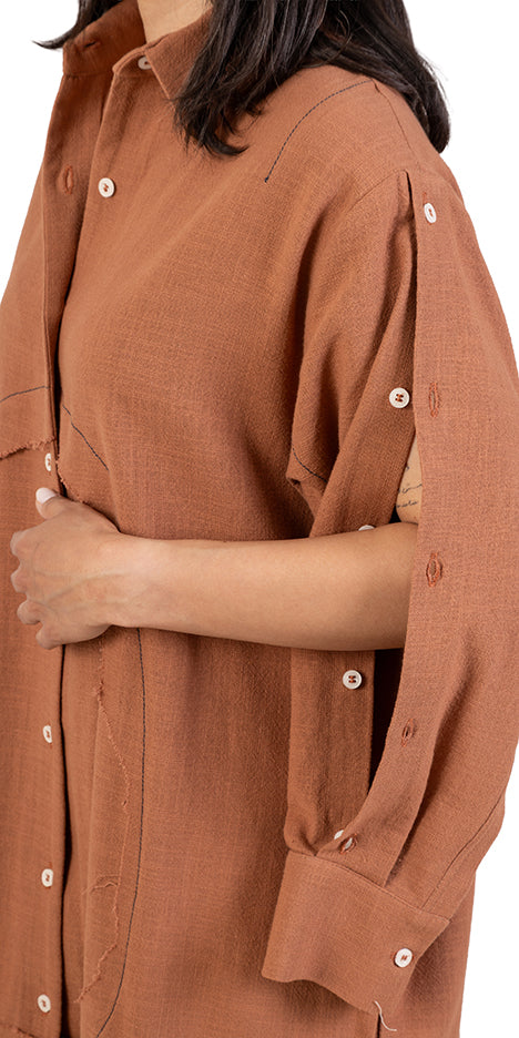 Hole Dress Shirt