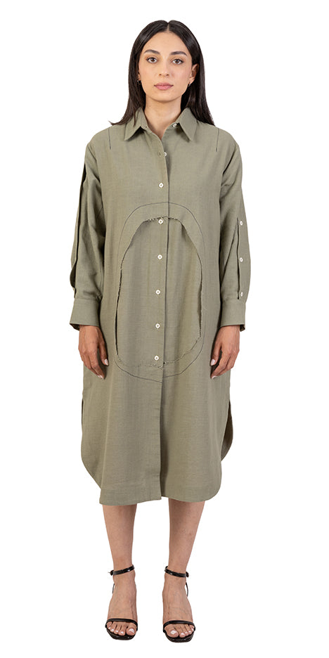 Hole Dress Shirt