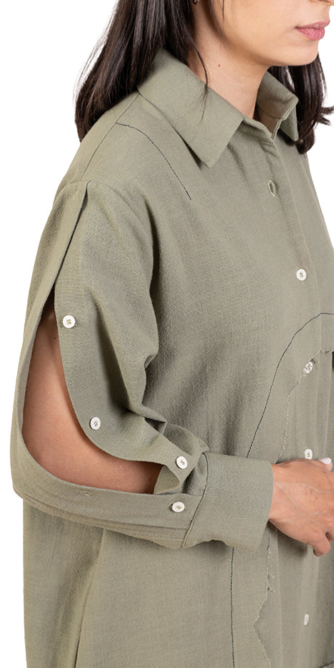 Hole Dress Shirt