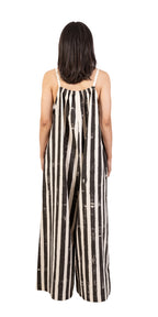 Barcode Hand-printed Jumpsuit