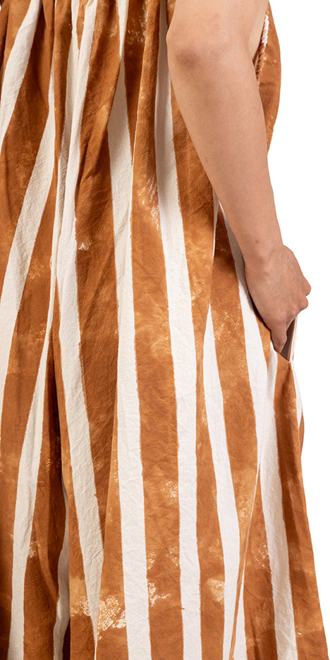 Barcode Hand-printed Jumpsuit