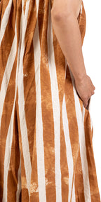 Barcode Hand-printed Jumpsuit