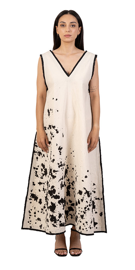 Stain Hand-Painted Dress