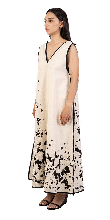 Stain Hand-Painted Dress