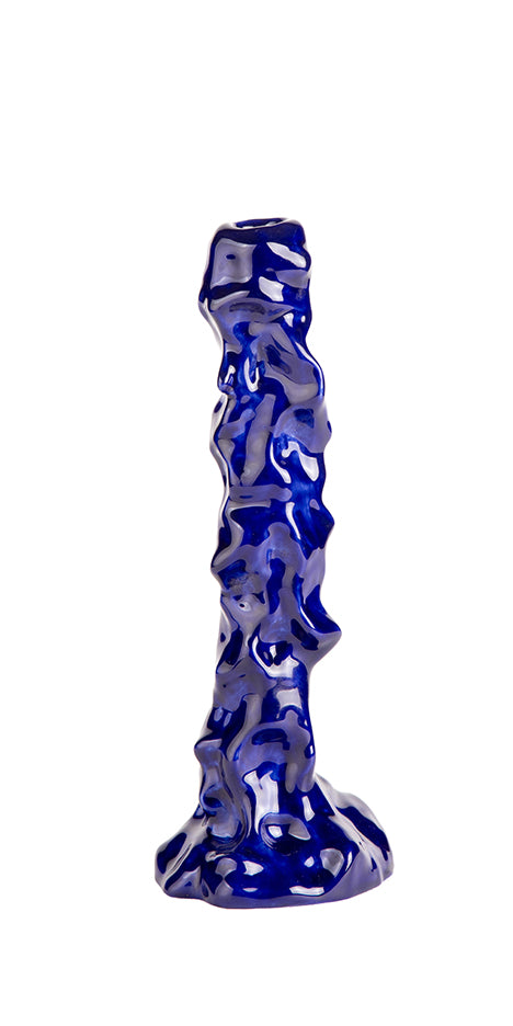 Hand-Glazed Single Candle Holder