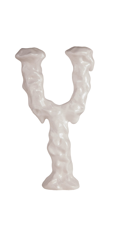 Hand-Glazed Twin Candle Holder