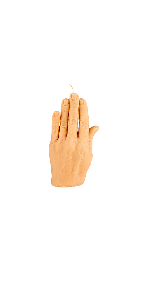 Palm Hand-Shaped Sculptural Candle