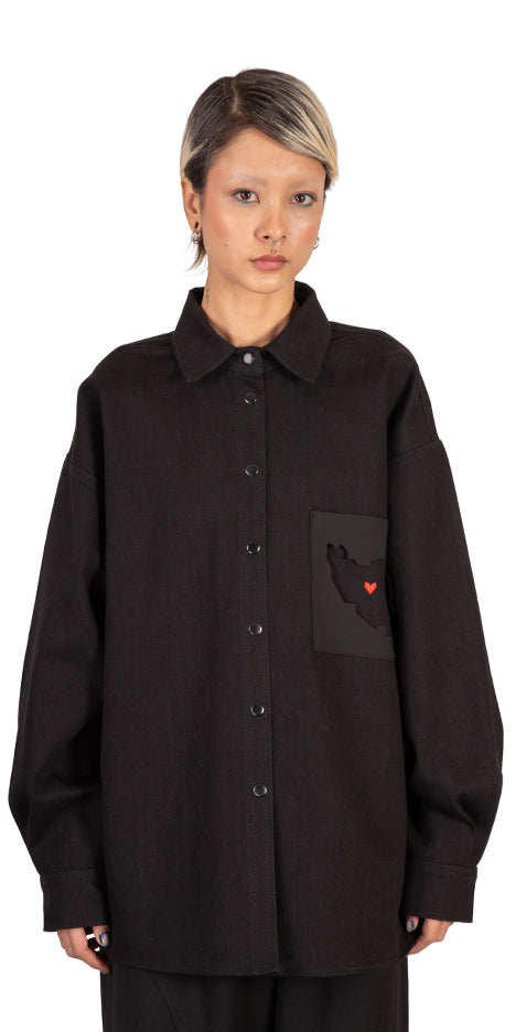 Iran  Denim Over Shirt