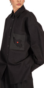 Iran  Denim Over Shirt