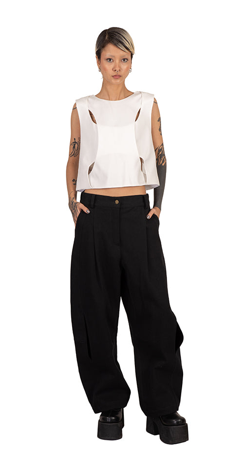 Satran Interlaced Top