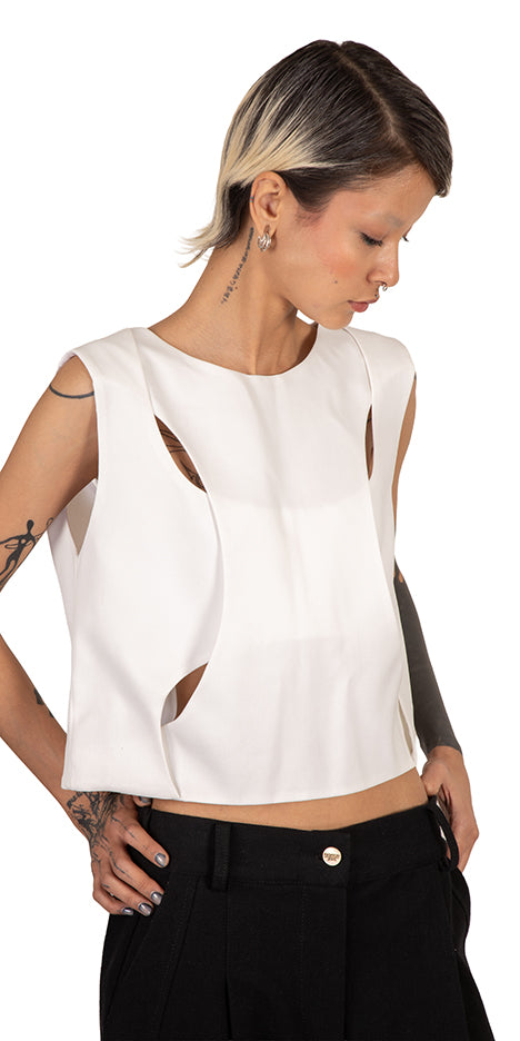 Satran Interlaced Top
