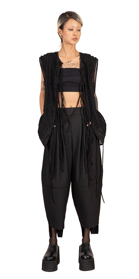 Hamrah Knee-Pleated Pants