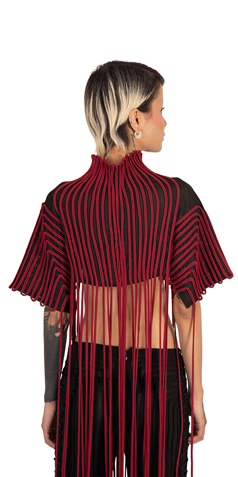Evangeline Top with Fringe