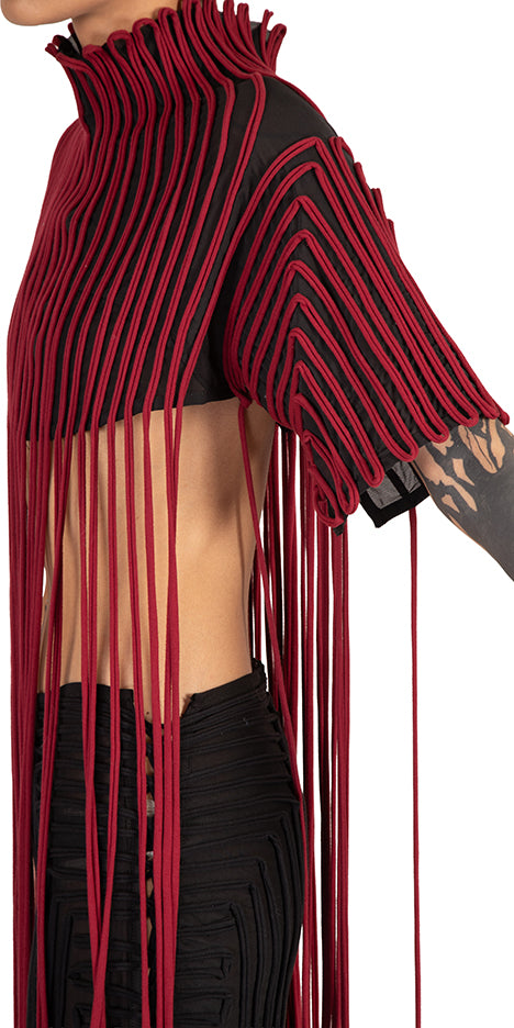 Evangeline Top with Fringe