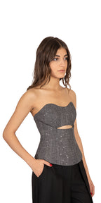 Sarige Cut out Decollete