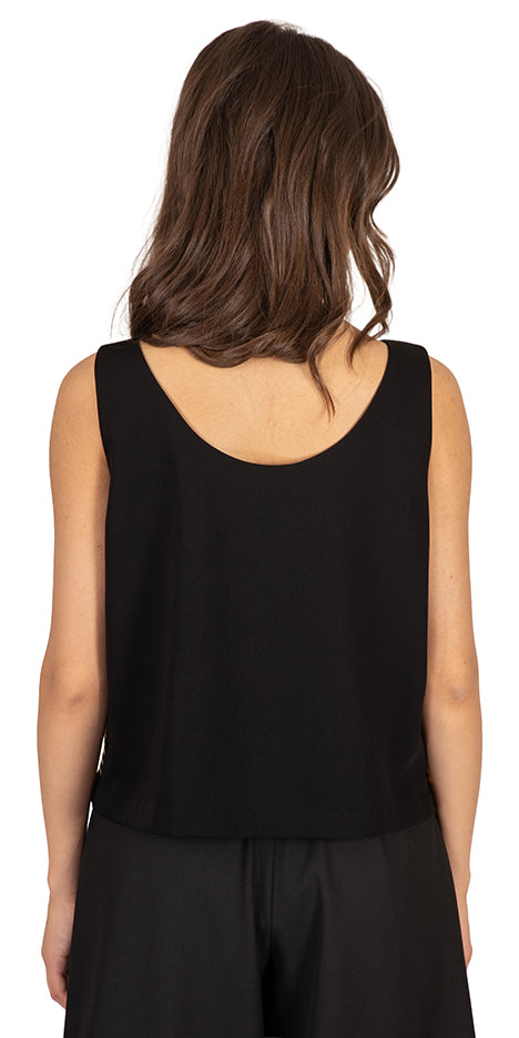 Shore Mirror-Embroidered Top