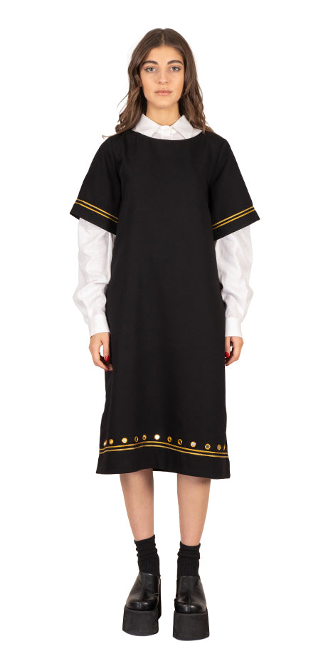 Shore Hand-Embroidered Relaxed Dress