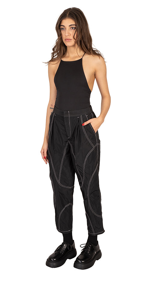 FLow Topstitched Tapered Pants