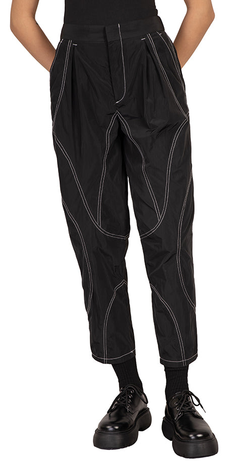 FLow Topstitched Tapered Pants