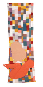 Two-Men Quilted Patchwork Throw