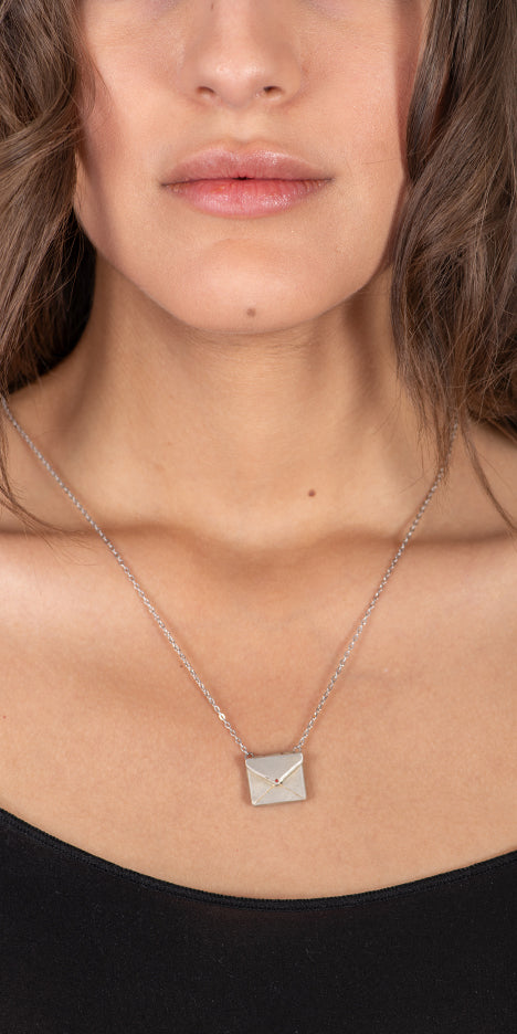 Red Sealed Letter Neckless