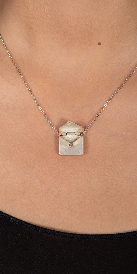 Red Sealed Letter Neckless