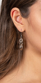 Flower Chainmail earings