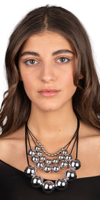 Silver Drops Neckless