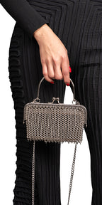 Rectangle Chainmail Crossbody Bag