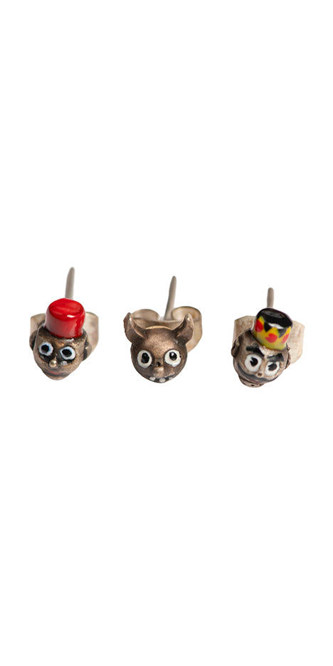 Puppet-Show Earing Set