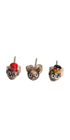 Puppet-Show Earing Set
