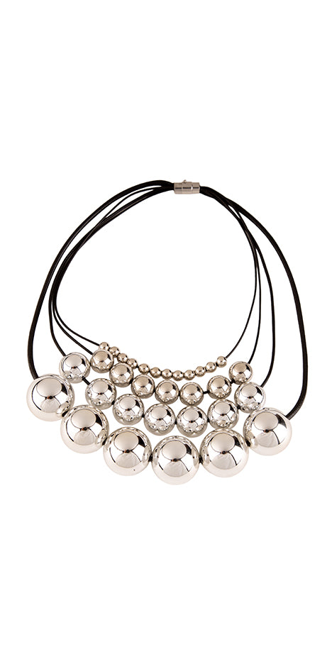 Silver Drops Neckless