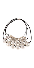 Silver Drops Neckless