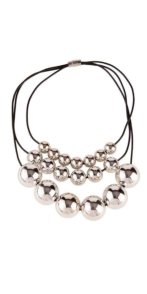 Silver Drops Neckless